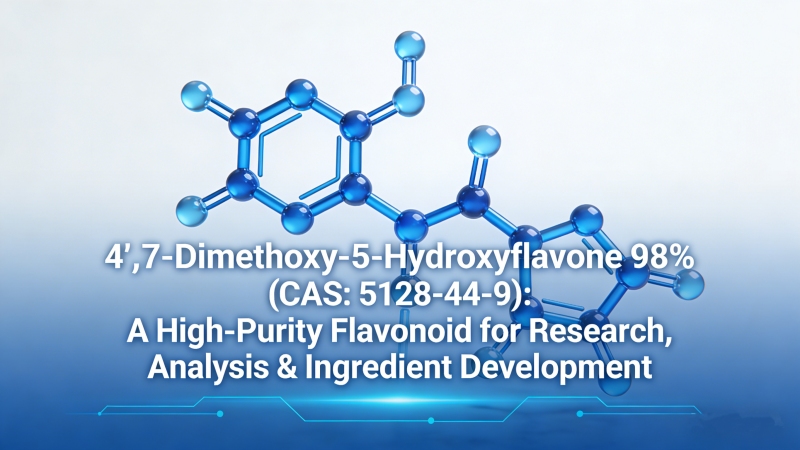 4',7-Dimethoxy-5-Hydroxyflavone 98% (CAS: 5128-44-9): A High-Purity Flavonoid for Research, Analysis & Ingredient Development